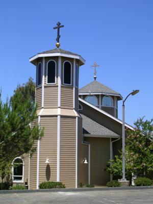 Octagonal Bell Tower with Cross, T-Mobile