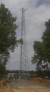 Cell Tower in New Jersey under construction..