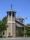 Octagonal Bell Tower with Cross, T-Mobile