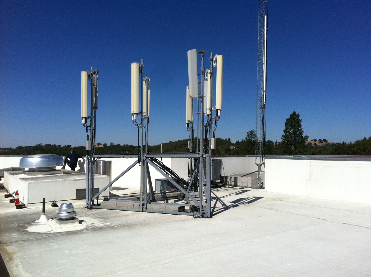 Rooftop cell tower lease buyout