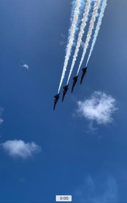 Blue Angels Buzzing Small Cell 